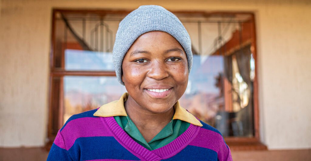 Help Lesotho Learner Smiling