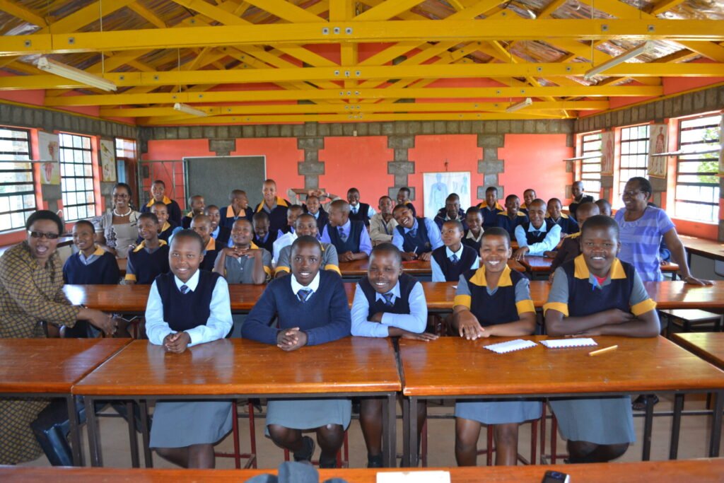 Learners in a Classroom in Lesotho